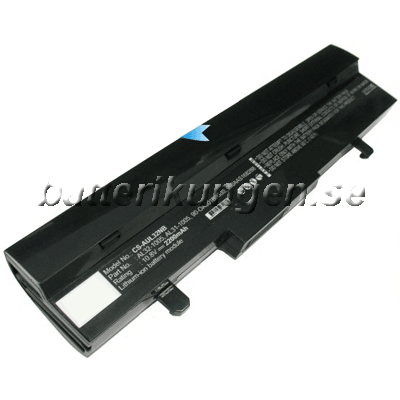 Batteri till Asus Eee PC 1005HA mfl - 2.200 mAh - svart