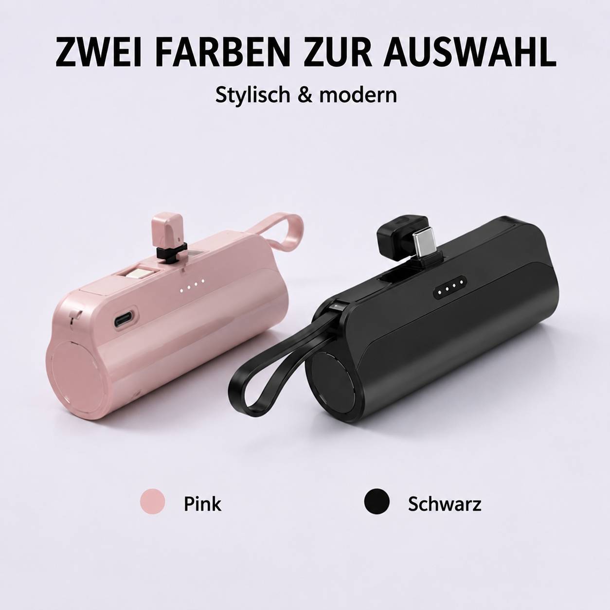 5000mAh Mini Power Bank 20W Fast Charging Portable Pocket Powerbank USB C Portable Charger for iPhone Android Samsung Tablet