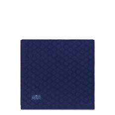 LEXINGTON HOME Diamond Jacquard Organic Cotton Bedspread |Blå |260X240