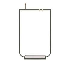 Asplund - Tati Coat Rack Small Carrara Marmor Green Khaki - Klädhängare & galgar - Broberg & Ridderstråle - Grön