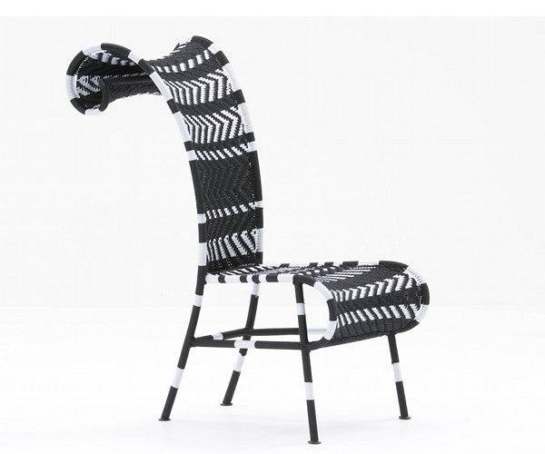Moroso Shadowy Sunny stol - tweed / noir