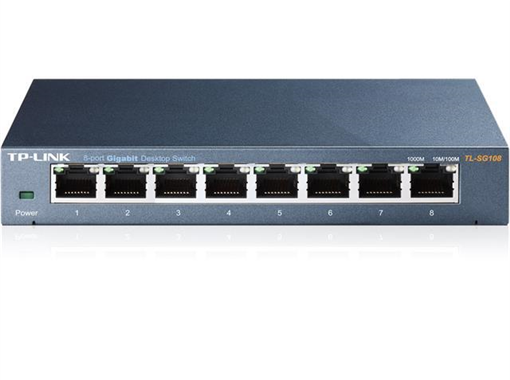 TP-Link TL-SG108 8-port Metal Switch 8-porte Gigabit