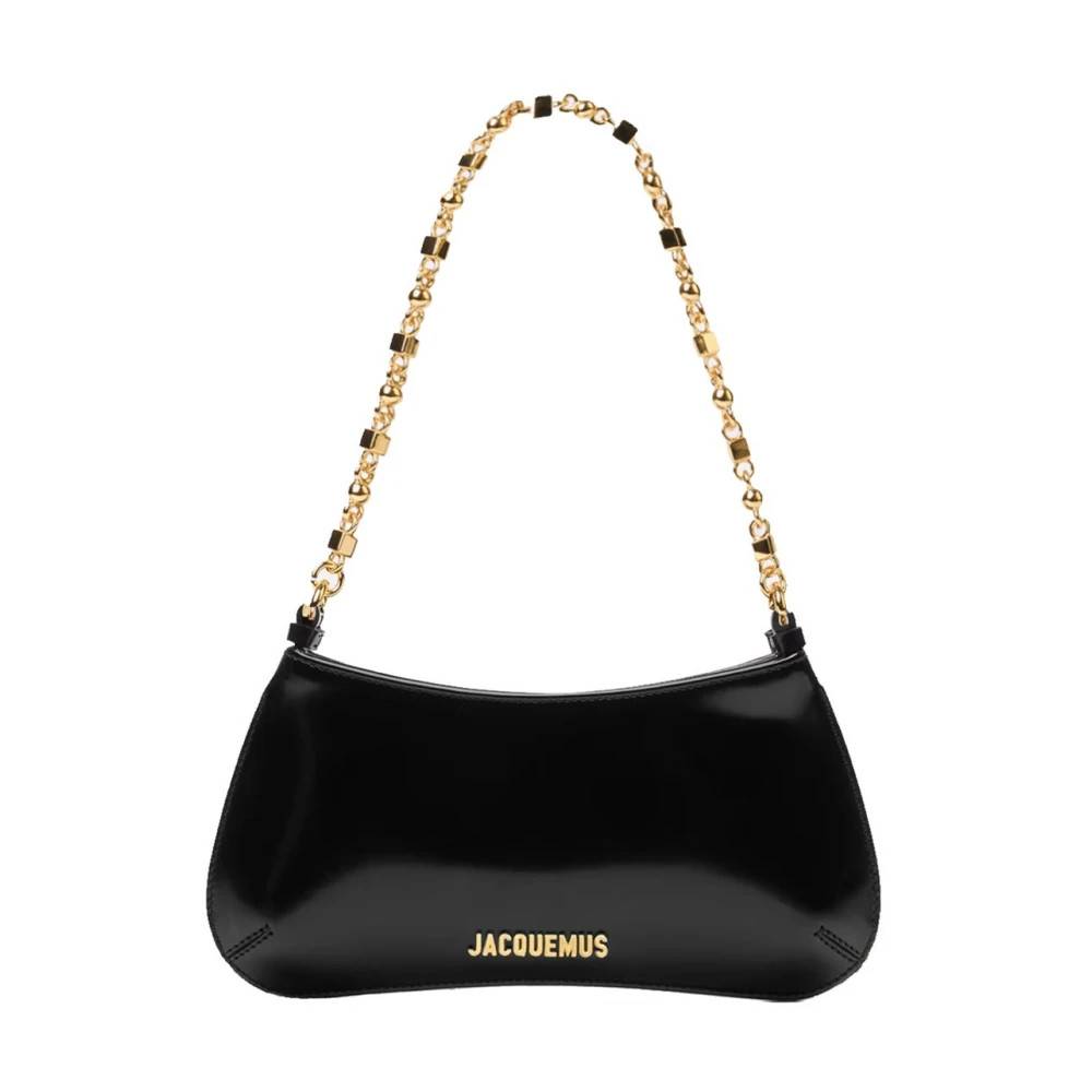 Jacquemus Den lille Bisou Chaîne Taske - Tasker - Dame - Sort - ONE SIZE - Bomuld