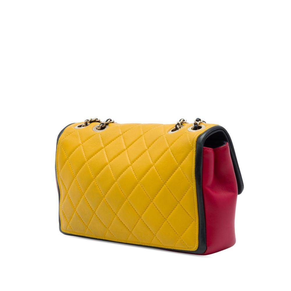 Chanel Vintage Chanel Flap Bag Stl. - Chanel Vintage Från Magasin - Multicolor (L 16.50cm x W 26cm x D 6cm)