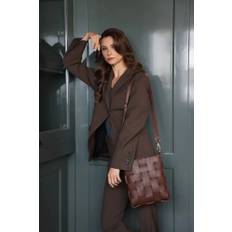 Ceannis Shoulder Bag Braided Strap Chocolate