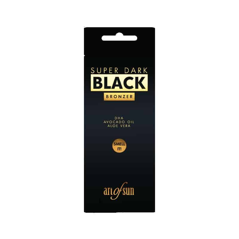 BLACK super dark bronzer lotion by Art of Sun 15ml
