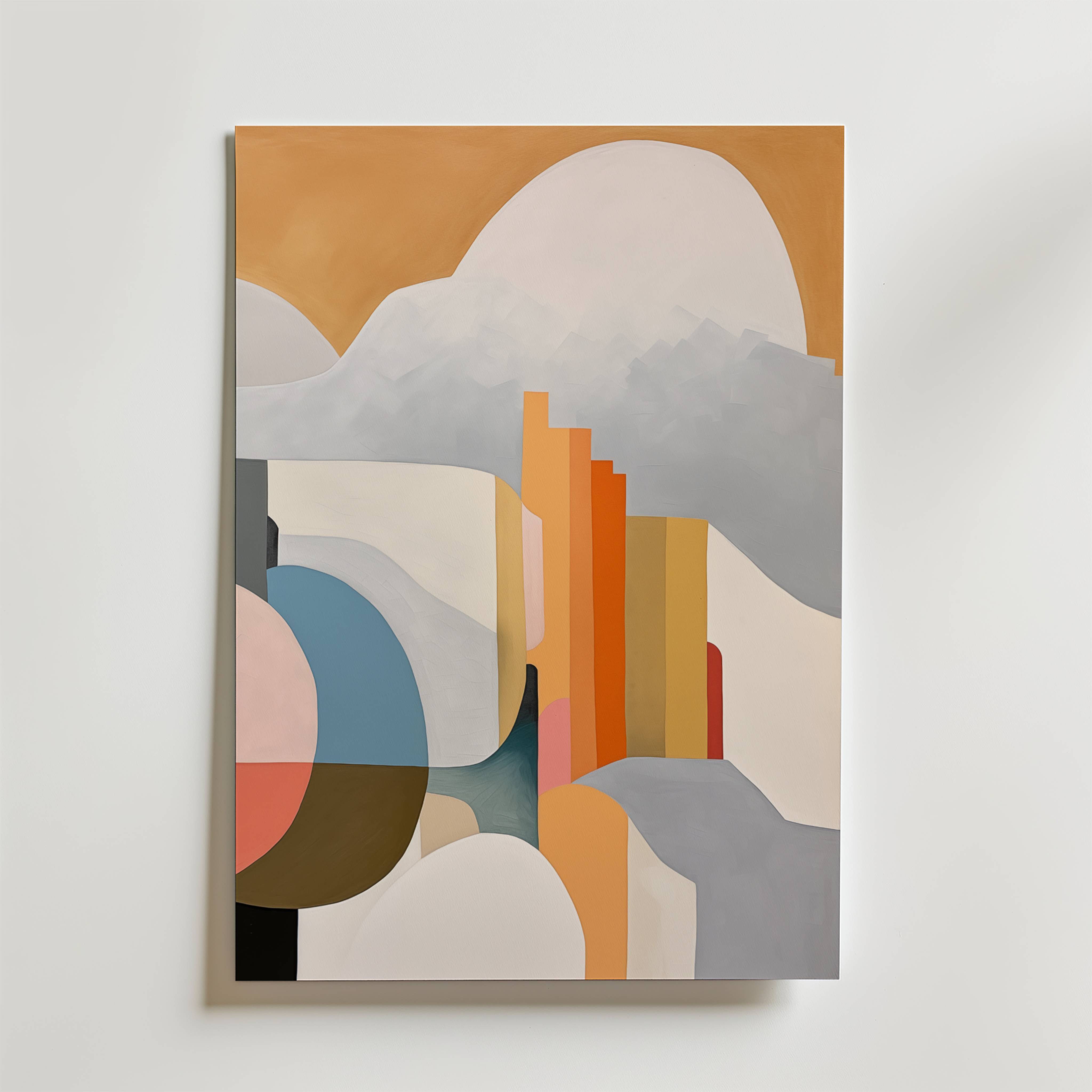Golden Horizon Poster - Premium Canvas 70x100 cm