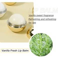 Wholesale Best Lip Miosturizers egg shape golden Shiny Luxury round cosmetic lip balm ball