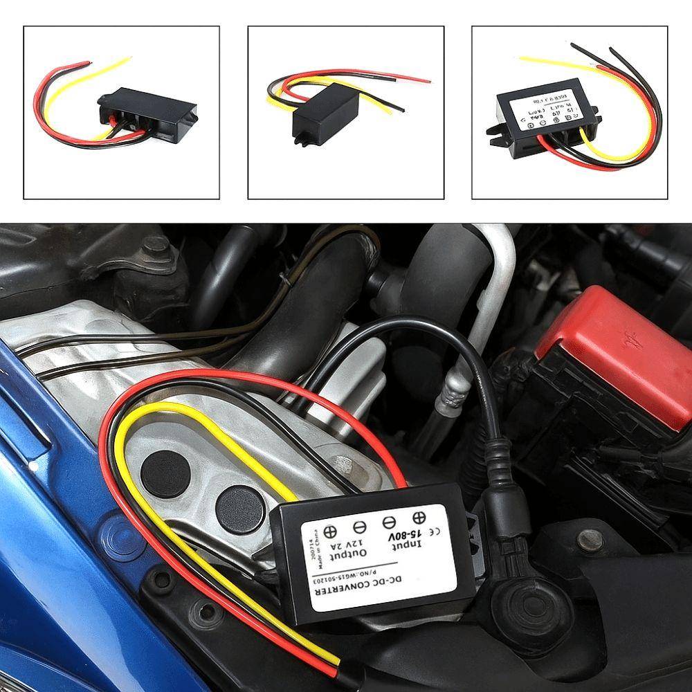 DC 15V-80V till DC 12V 2A Step-Down Omvandlare Step-Down Spänningsreducerare Buck Regulator Spänningsregulator Strömförsörjning