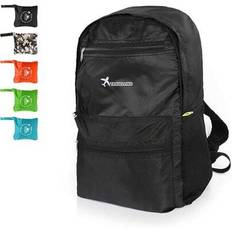 15 L Foldable Backpack, Ultralight Waterproof Daypack For Folding, Small Hiking Backpack For Men And Women, Walking Rucksack Daypack, Hiking Foldable - Black