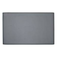 Pet Feeding Mat Puppy Pattern Waterproof Slip Resistance Small Food Grade Silicone Dog Food Mat for grå färg