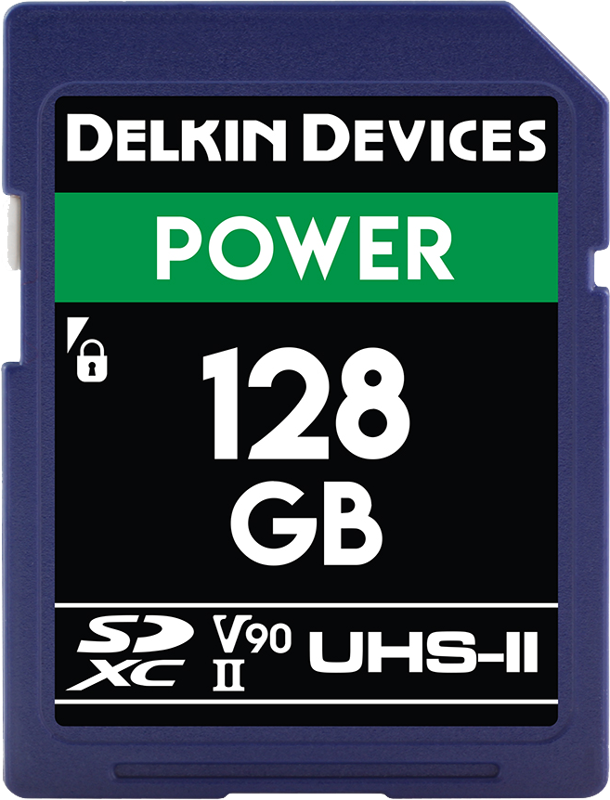 Delkin SD Power 2000X UHS-II U3 (V90) R300/W250 128GB