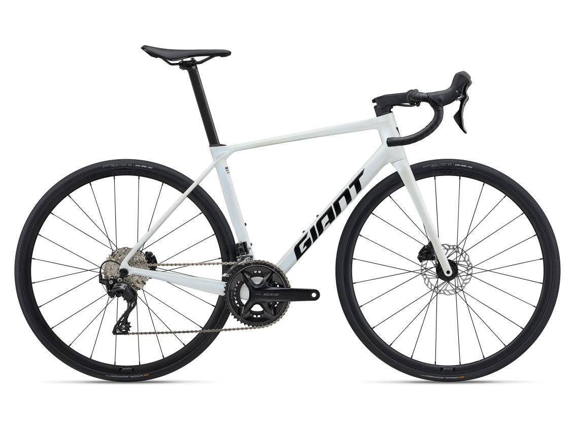 Giant TCR Advanced 2 KOM 2025 - Shimano 105 12sp - Giant P-R2 - 017 / ml / illusion white (ml)