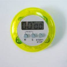 Lcd digitalt kök nedräkning magnetisk timer bakstativ matlagning timer räkna upp väckarklocka kök prylar verktyg - Grön