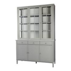 Englesson - Stockholm 2.0 Grey 512G2+522GG2 - Skåp och vitrinskåp - Träfärgad,Grå - Glas/MDF/Trä