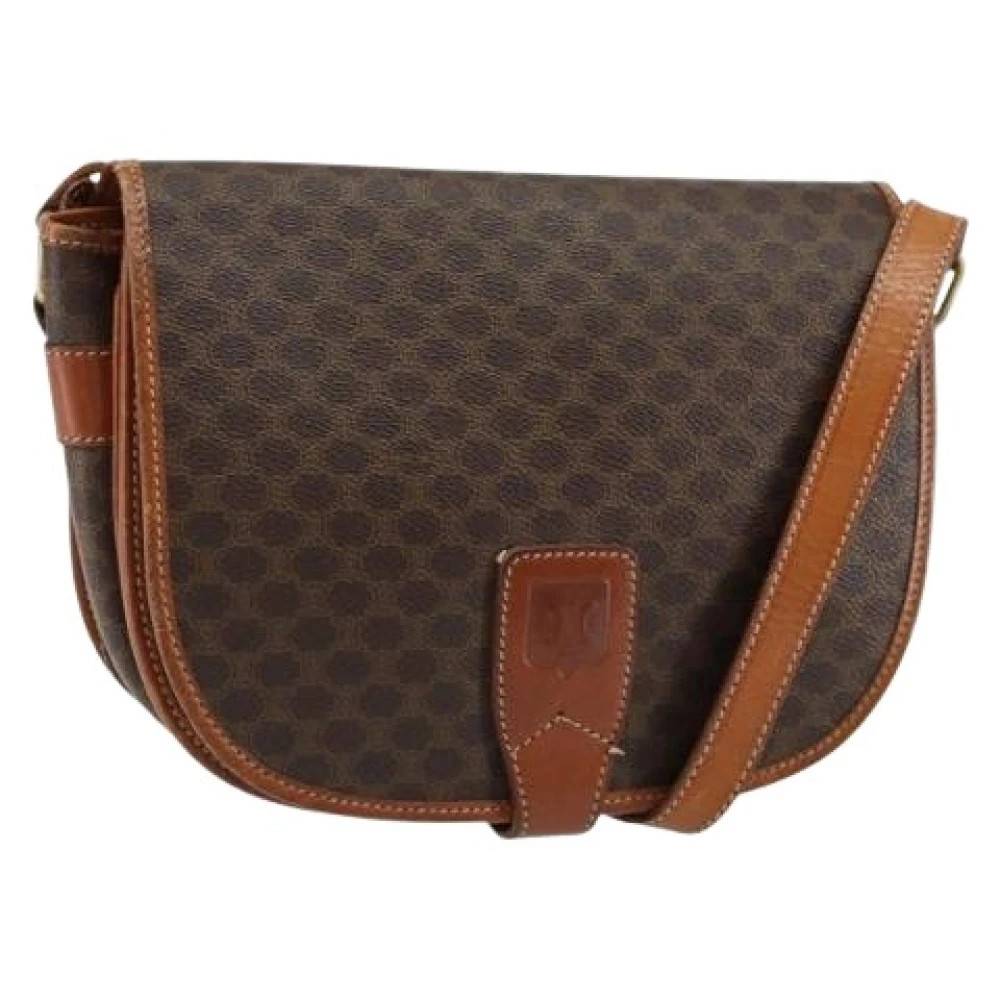 Celine Vintage Pre-owned Canvas Cross Body Taske - Vintage - Dame - Brun - ONE SIZE -