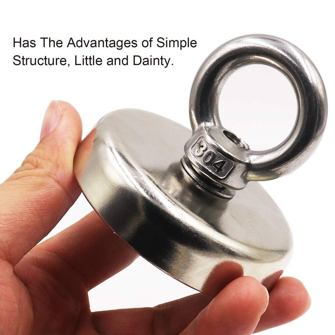 Super Stark Magnetfiske Magnet D48mm - Diameter 48mm