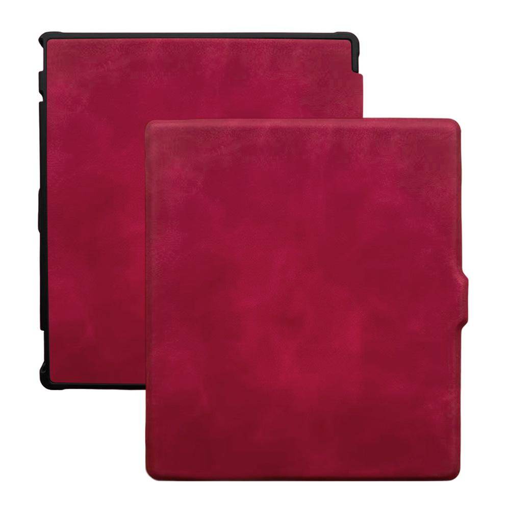 Fodral för 7'' Onyx Boox Go 7/Boox Go Color 7 (Gen II/Gen I) med Handstöd, TPU Mjukt Skal, Kan Automatiskt Gå i Sovläge/Vakna. brun