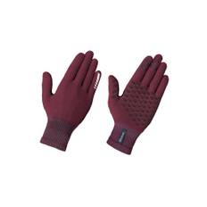 GripGrab Primavera Merino Glove II - Overgangscykelhandske - Mørk rød - Str. XS/S