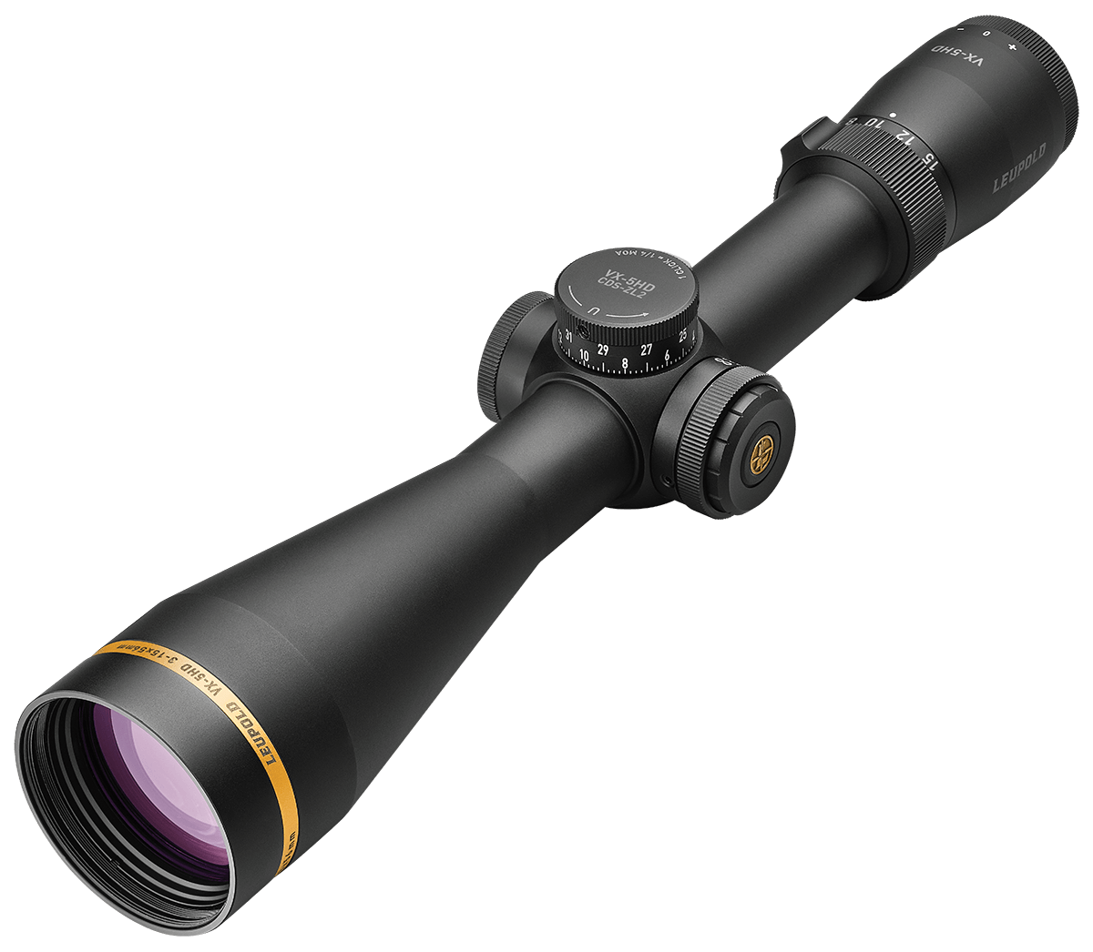 Leupold VX-5HD 3-15x56mm CDS-ZL Side Focus Matte Illum. Firedot 4