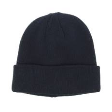 Equip - Svart cuff Beanie - Kids Infant Black Beanie @ Hatstore