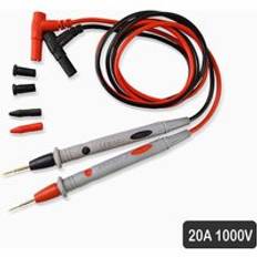 Digital multimeter 20a 1000v probe testkablar stift nål superspets multimeter tester ledning prob tråd penna kabel - Uppsättning
