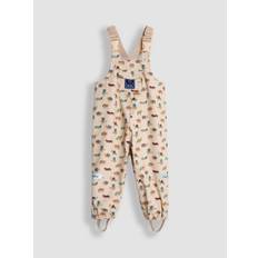 Jojo Maman Bébé JoJo Maman Bébé Stone Bug Print Waterproof Dungarees