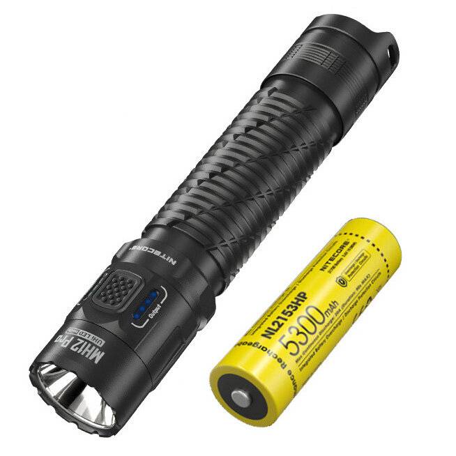 NITECORE MH12 PRO 3300lm 505m 21700 USB-C uppladdningsbar ficklampa Utomhus Stark ljusficklampa Ultraljus Lång räckvidd