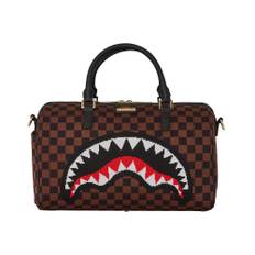 SPRAYGROUND, Taske, unisex, Brun, ONE SIZE, Uld, Shark in Paris 2.0 Brun Duffle Bag