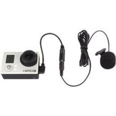 För gopro hero 3.5mm aktiv klämmikrofon med usb-ljudadapter mikrofonkabel för gopro hero 3 3+ 4 actionkameratillbehör