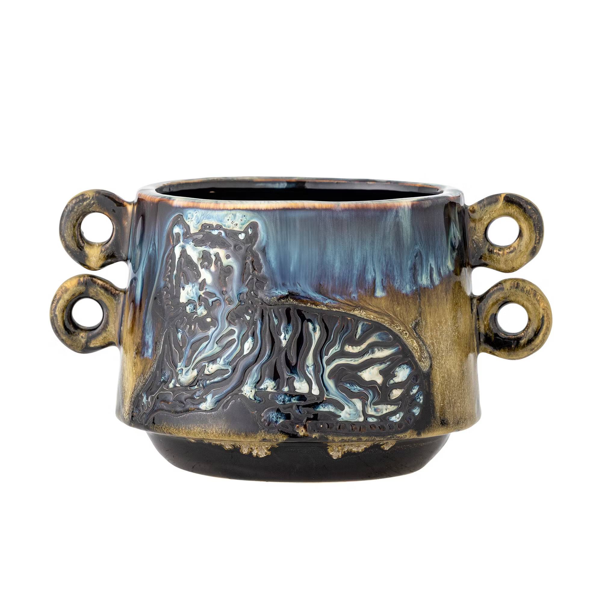 Walton Flowerpot, Multi, Stengods