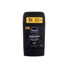 Nivea - Men Deep Black Carbon 48H - For Men, 50 ml