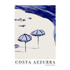 Costa Azzurra Plakat (30x40 cm) - Malerier