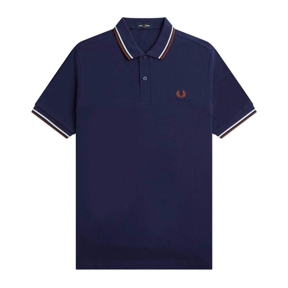 Fred Perry - Twin Tipped Polo Shirt Toppar - Herr - M - Bomull