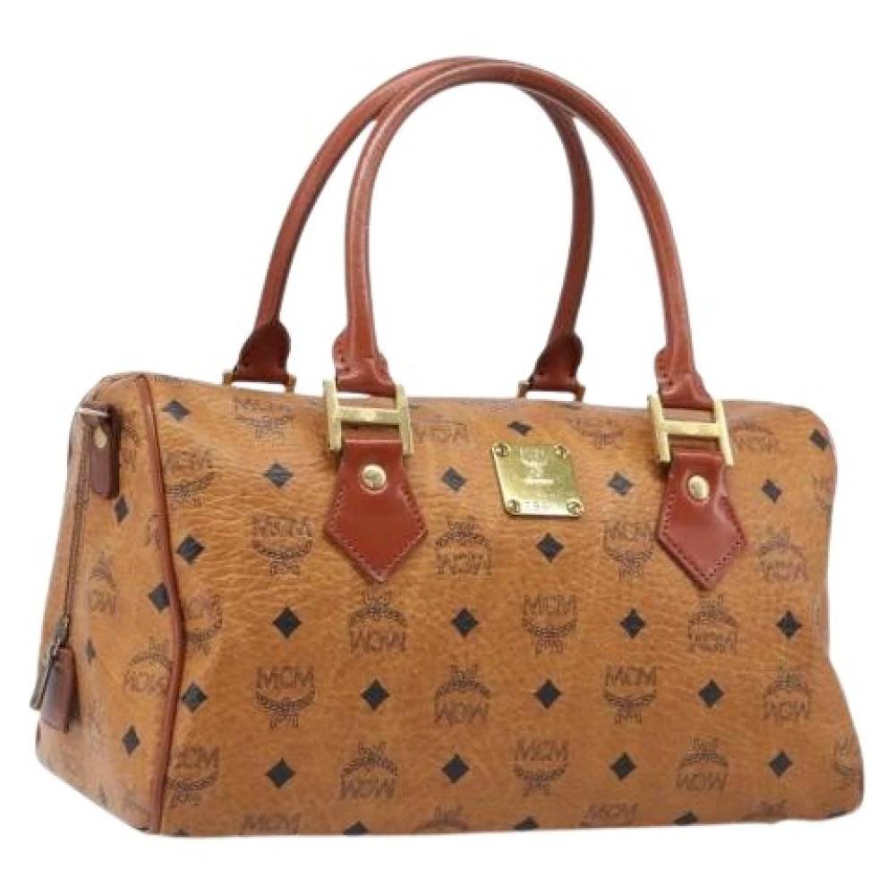 MCM Pre-owned Pre-owned Boston Bag - Vintage - Dame - Brun - ONE SIZE - Uld