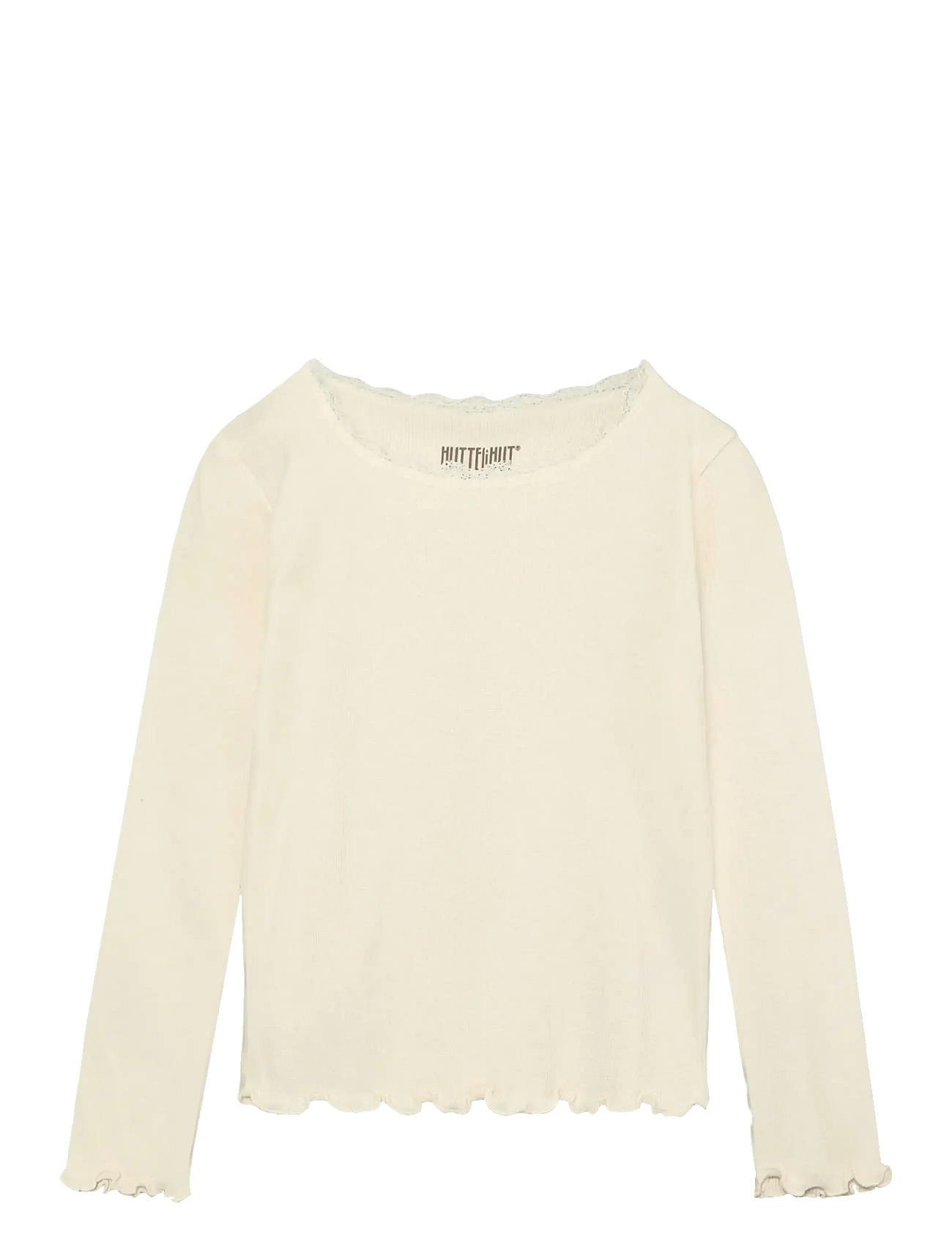 HUTTELIHUT T-Shirt Ls Rib | Cream | 116