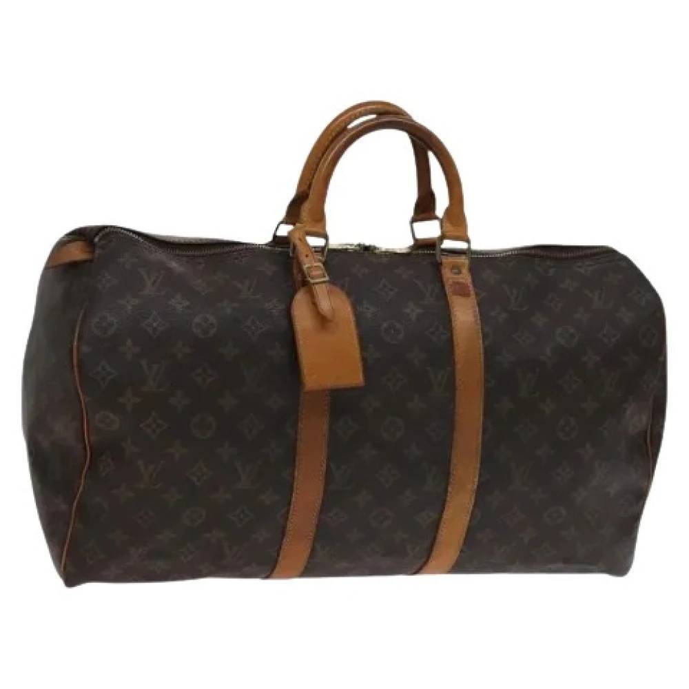 Louis Vuitton Vintage Pre-owned Boston Bag - Vintage - Dame - Brun - ONE SIZE - Læder