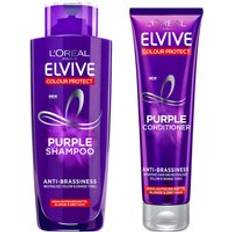 L'Oréal Paris Elvive Colour Protect Anti-Brassiness Purple Shampoo and Conditioner Set