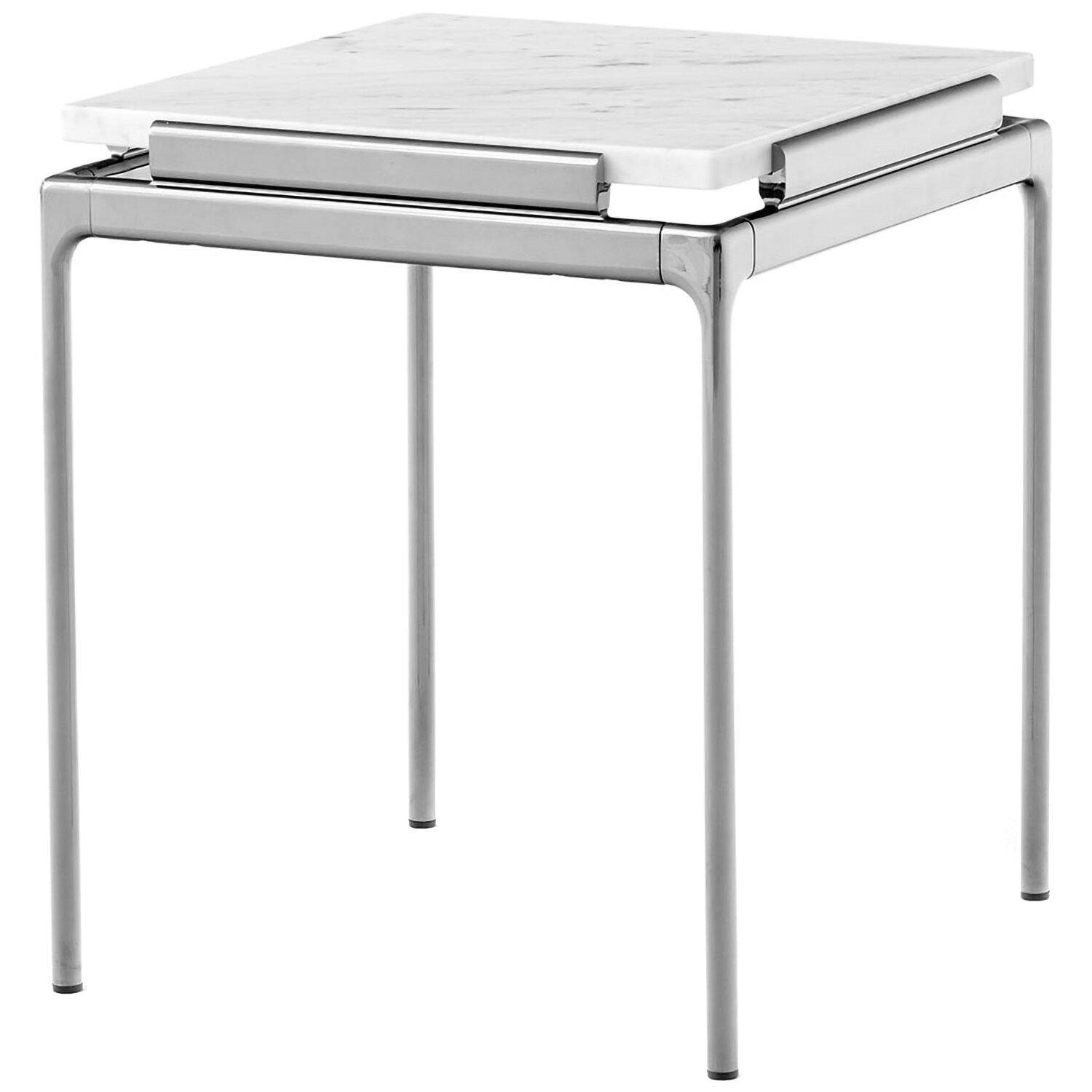 &Tradition Sett Ln11 Sidebord 40x40 Cm Bianco Carrera - Sidebord & Aflastningsbord Carrara-marmor Hvid - 133054A258.