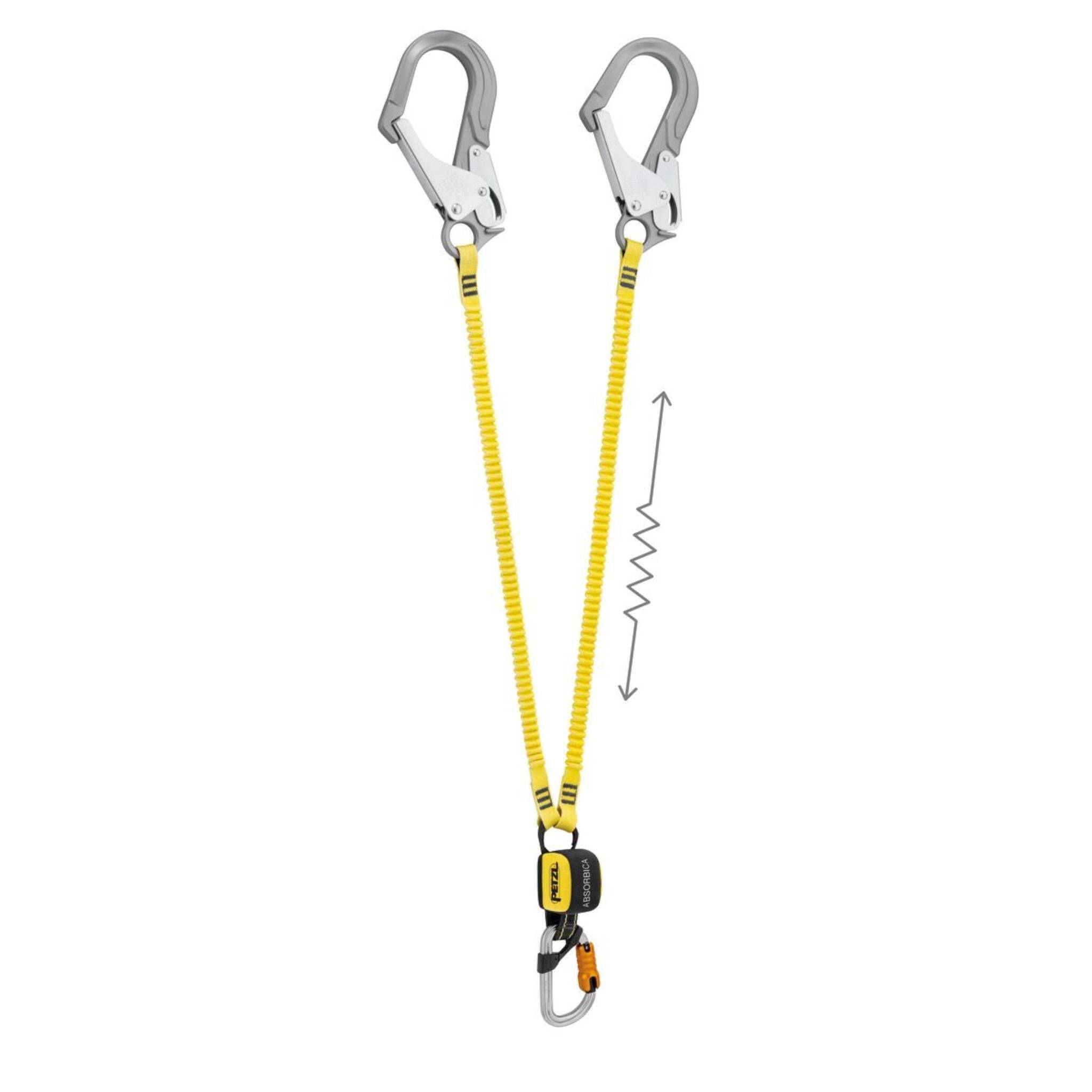 Petzl Absorbica Y Flex MGO INT Dobbelt lanyard 150 cm | Faldsikring | Dobbelt | Falddæmper