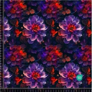 Gnistrande lila blommor