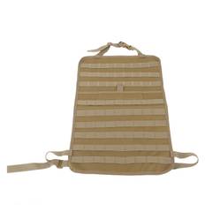 Back Seat Organizer Nylon Large Capacity Multifunctional Hanging Kids Car Kick Mat for Cars Offices svart
