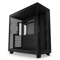 NZXT H6 Flow, Mid Tower Case, ATX - Svart
