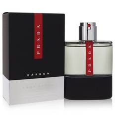 Prada Luna Rossa Carbon by Prada Eau De Toilette Spray 3.4 oz for Men - 3.4 oz / 100 ml / Alcohol, Amber, Woody, Aldehyde, Oils