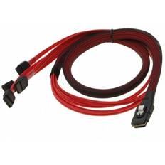Internt SAS-kabel, SFF-8087 36-pin til 4 x SATA 7-pin, 50 cm