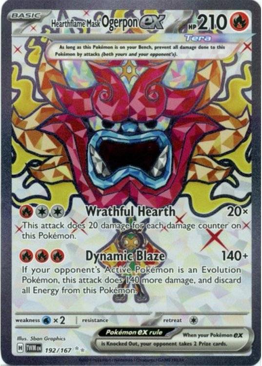 Hearthflame Mask Ogerpon ex - 192/167.