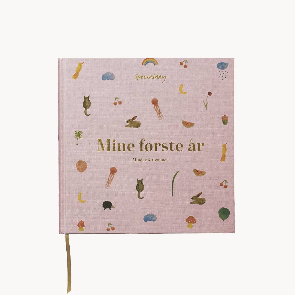barnets bog, smartphone printer, aftryk & washi tape - rosa / navy / fest