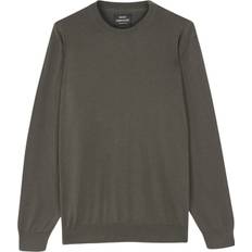 Mads Nørgaard - Copenhagen Tight Cotton Karsten Knit Mand Mørke Grøn Sweaters Str XXXL - hos Magasin