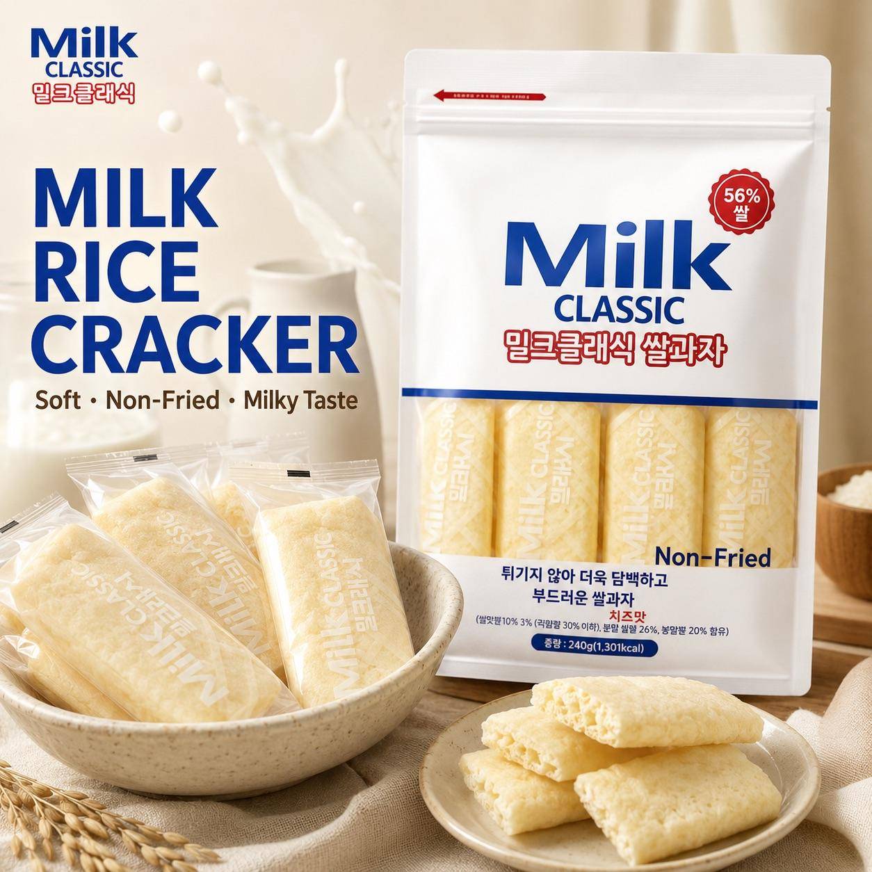 Mjölk Klassisk Mjölk Risknäcke 240g