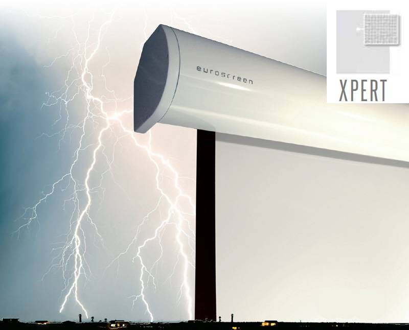 Euroscreen Thor Xpert Smart 16:9 Projektorduk - 131 tum 290 x 163 - Eldriven